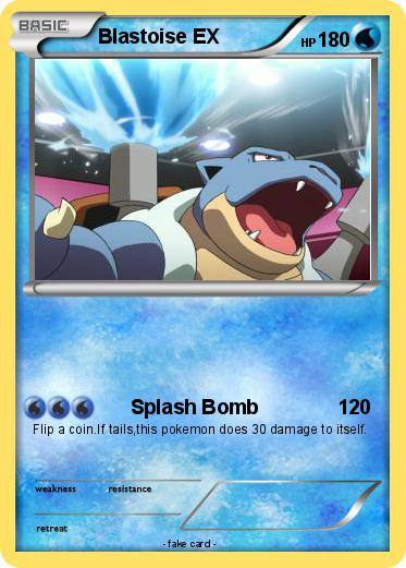 Pokemon Blastoise EX