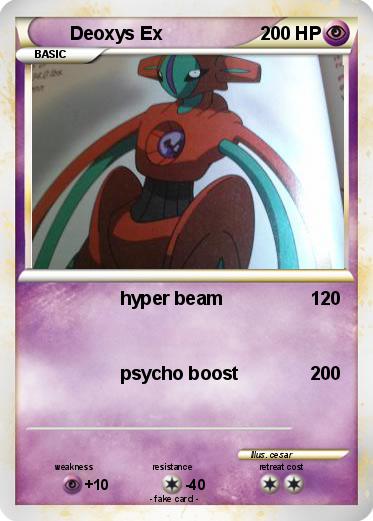 Pokemon Deoxys Ex