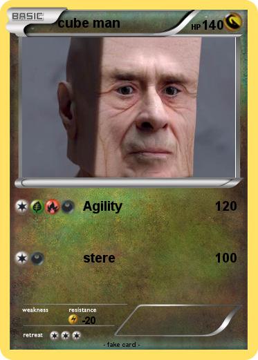 Pokemon cube man