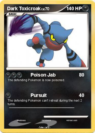 Pokemon Dark Toxicroak