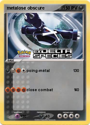 Pokemon metalose obscure