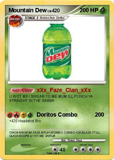 Pokemon Mountain Dew