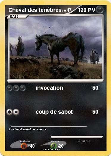 Pokemon Cheval des tenèbres