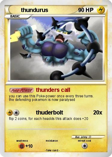 Pokemon thundurus