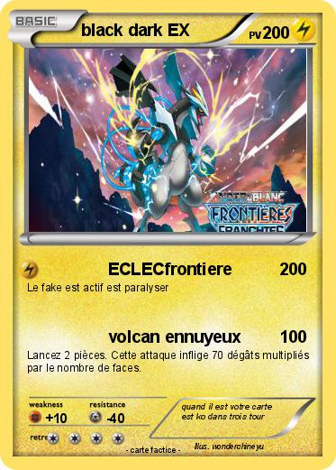 Pokemon black dark EX