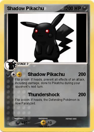 Pokemon Shadow Pikachu