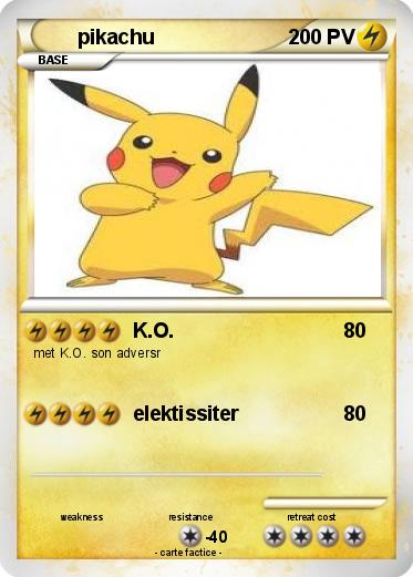 Pokemon pikachu
