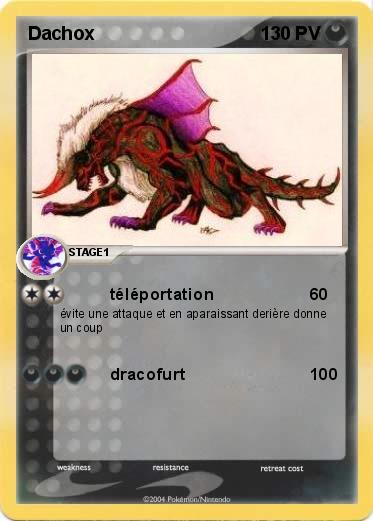 Pokemon Dachox