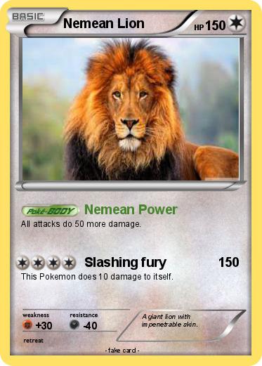 Pokemon Nemean Lion
