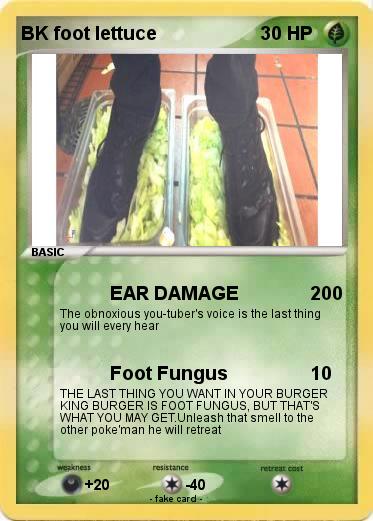 Pokemon BK foot lettuce