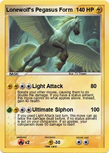 Pokemon Lonewolf's Pegasus Form