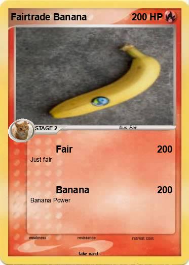 Pokemon Fairtrade Banana