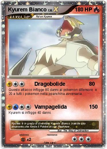Pokemon Kyurem Bianco