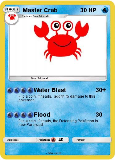 Pokemon Master Crab