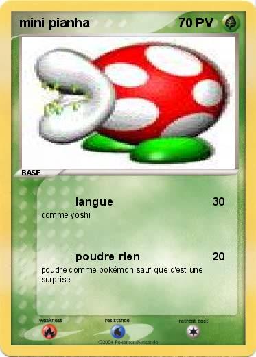 Pokemon mini pianha