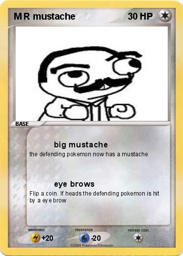 Pokemon M R mustache
