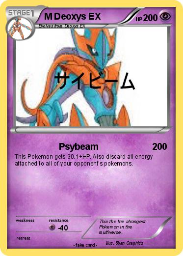 Pokemon M Deoxys EX