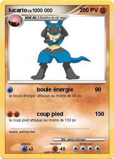 Pokemon lucario