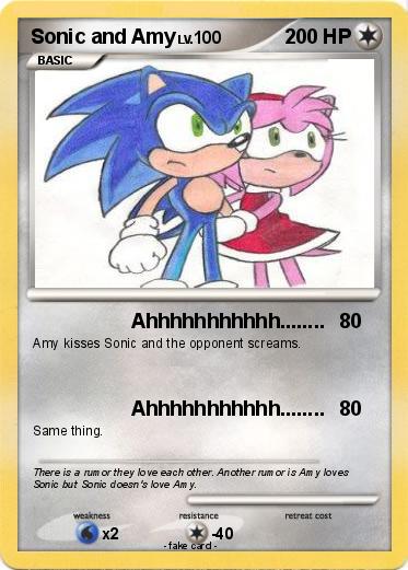 Pokemon Sonic and Amy