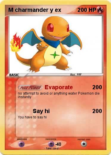 Pokemon M charmander y ex