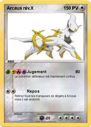 Pokemon Arceus niv.X