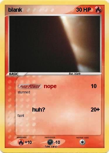 Pokemon blank