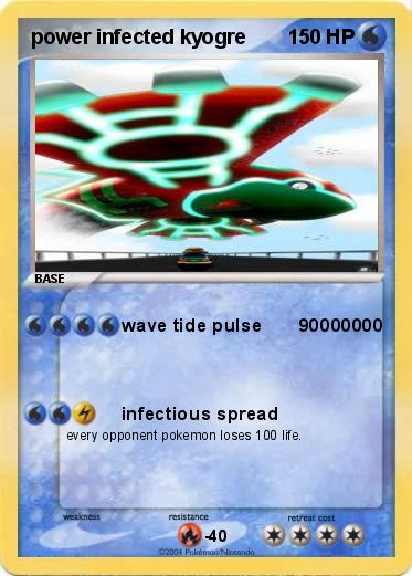 Pokemon power infected kyogre