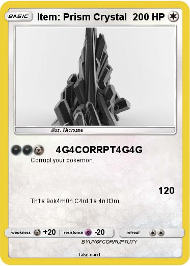 Pokemon Item: Prism Crystal