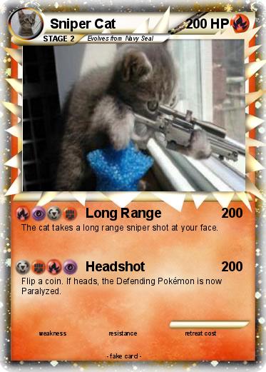 Pokemon Sniper Cat
