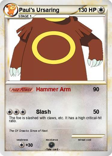 Pokemon Paul's Ursaring