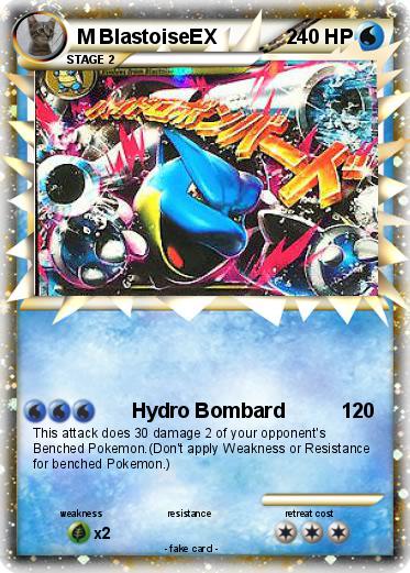 Pokemon M BlastoiseEX