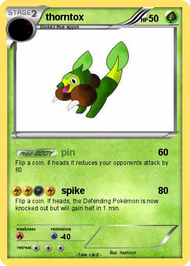 Pokemon thorntox