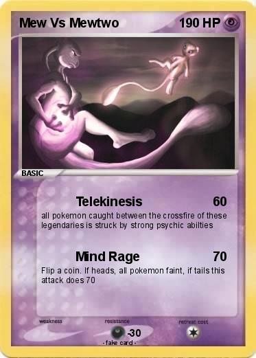 Pokemon Mew Vs Mewtwo