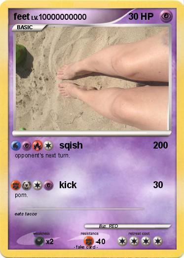 Pokemon feet