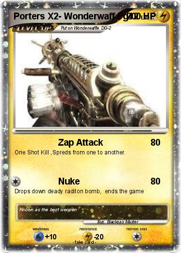 Pokemon Porters X2- Wonderwaff Fg42