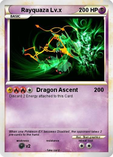 Pokemon Rayquaza Lv.x