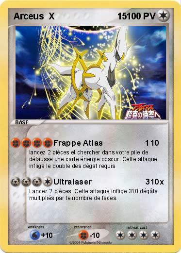 Pokemon Arceus  X                         15
