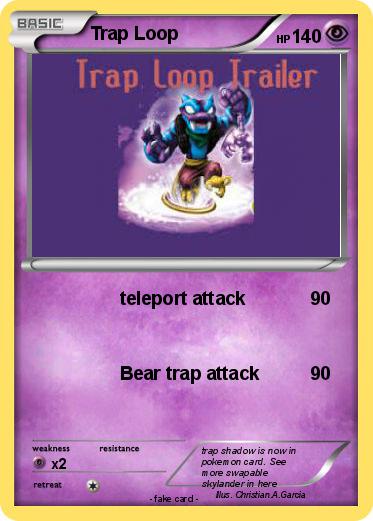 Pokémon Trap Loop - teleport attack - My Pokemon Card