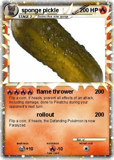 Pokemon sponge pickle
