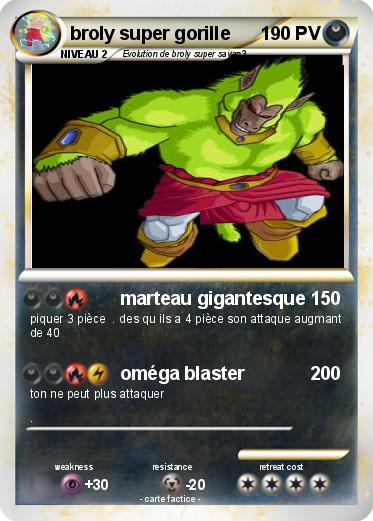 Pokemon broly super gorille