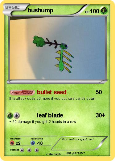 Pokemon bushump