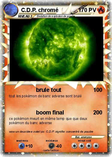 Pokemon C.D.P. chromé