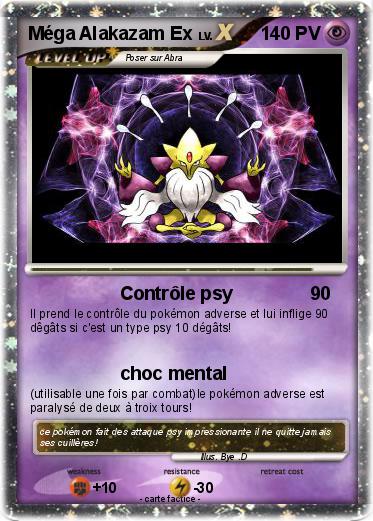 Pokemon Méga Alakazam Ex