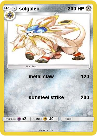 Pokemon solgaleo