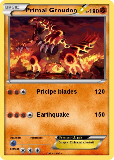 Pokemon Primal Groudon