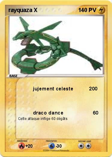 Pokemon rayquaza X                           