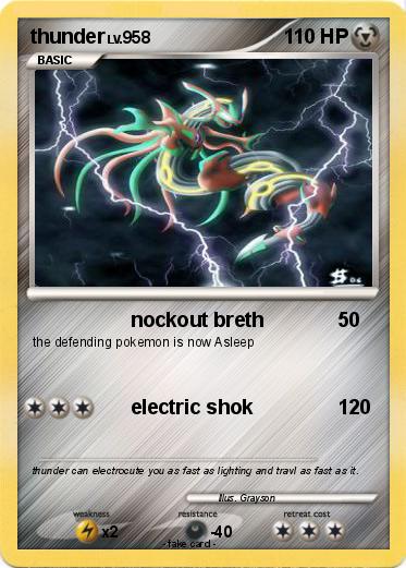 Pokemon thunder