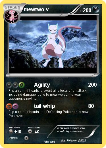 Pokemon mewtwo v