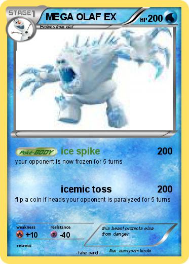 Pokemon MEGA OLAF EX