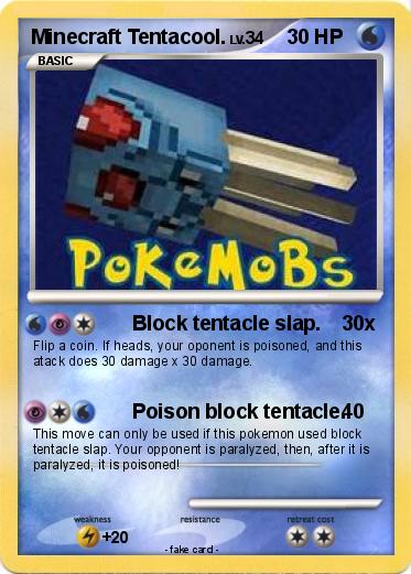 Pokemon Minecraft Tentacool.